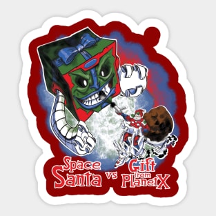 Space Santa Sticker